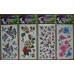 Временные татуировки в ассортименте Waterproof body tattoo stickers